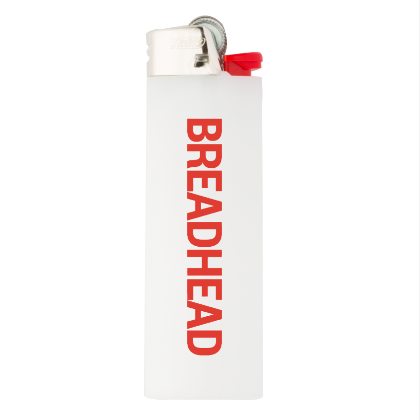 Breadhead Lighter - White and Red